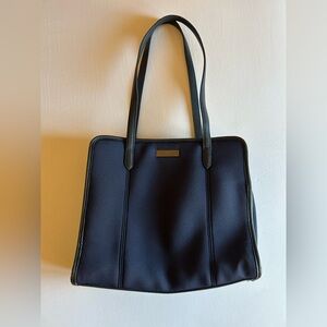 Coach Neoprene Navy Tote Bag